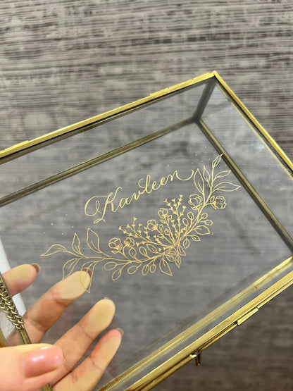 Floral Elegance Handcrafted Vintage Flower Frame
