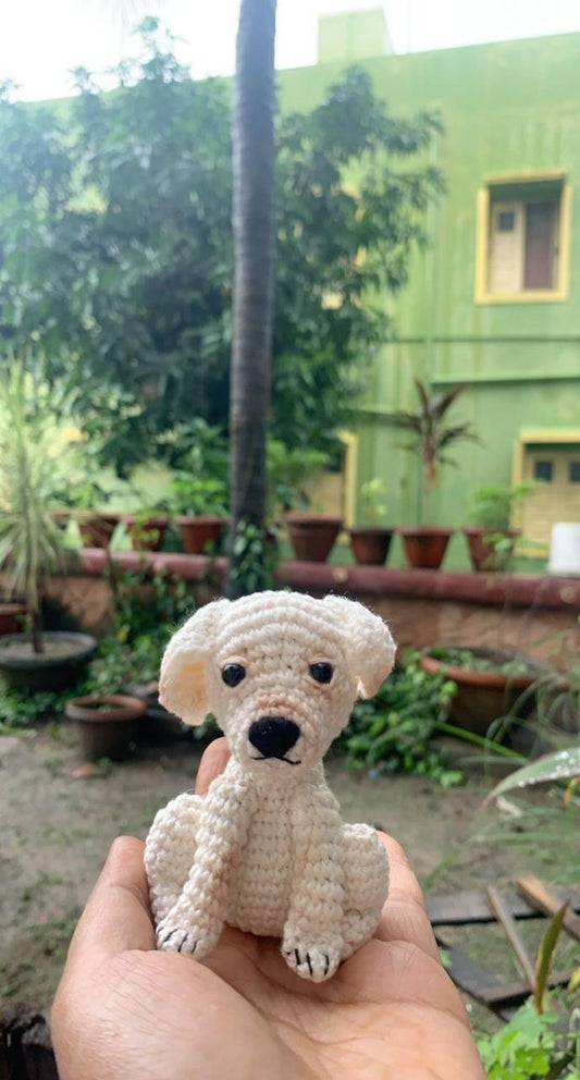 Cozy Canine Handcrafted Crochet Dog