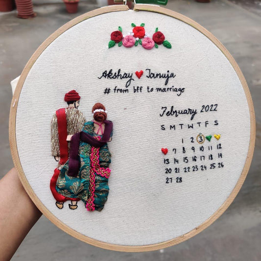 Artisanal Circle of Craft calendar Hoop