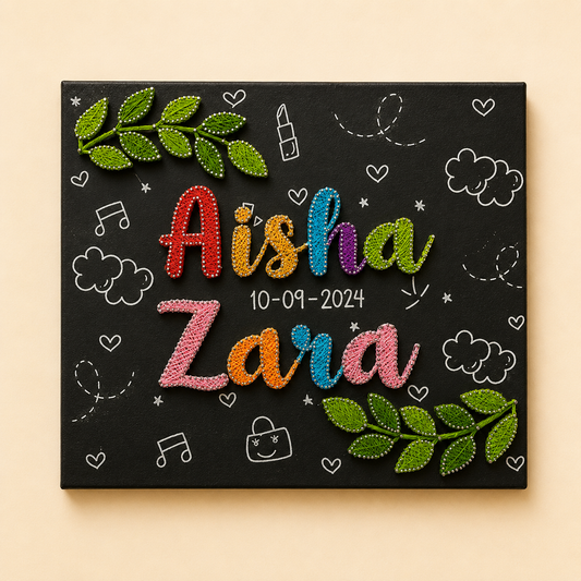 Artsty Personalized Name String Art Wall Decor