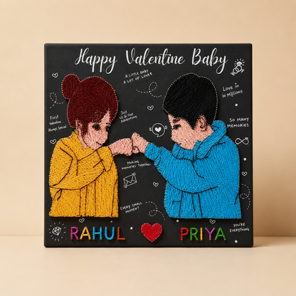 Artsty Valentine Couple String Art