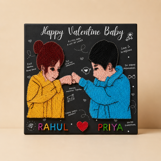 Artsty Valentine Couple String Art