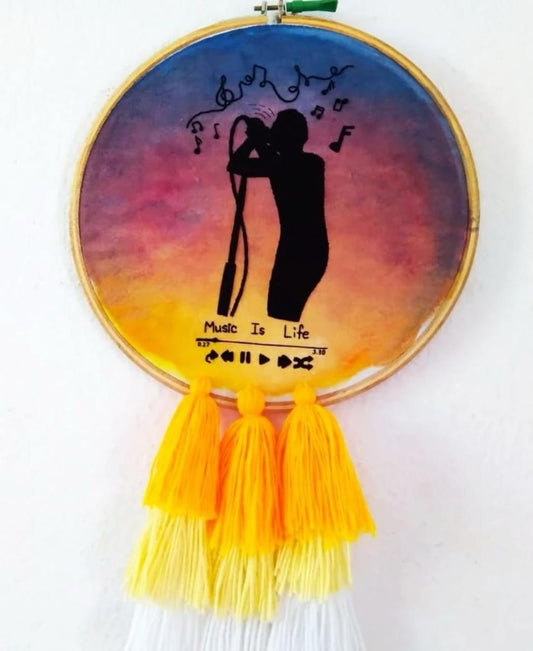 Artisan Aura Handpainted Hoop