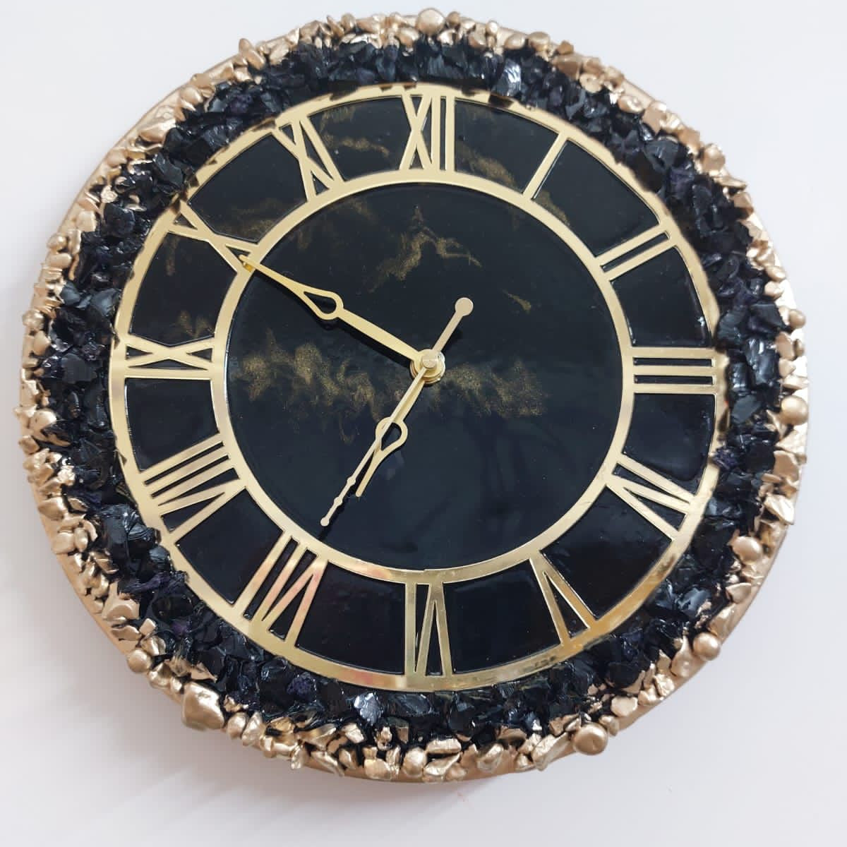 Crystal Resin Essence Wall Clock