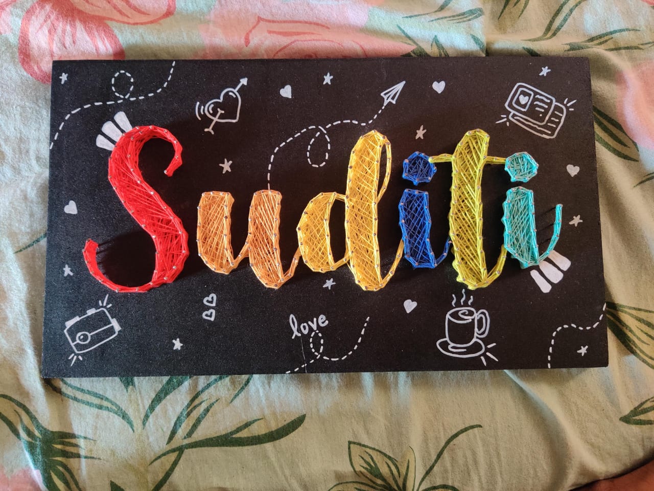 String Art Name Plates