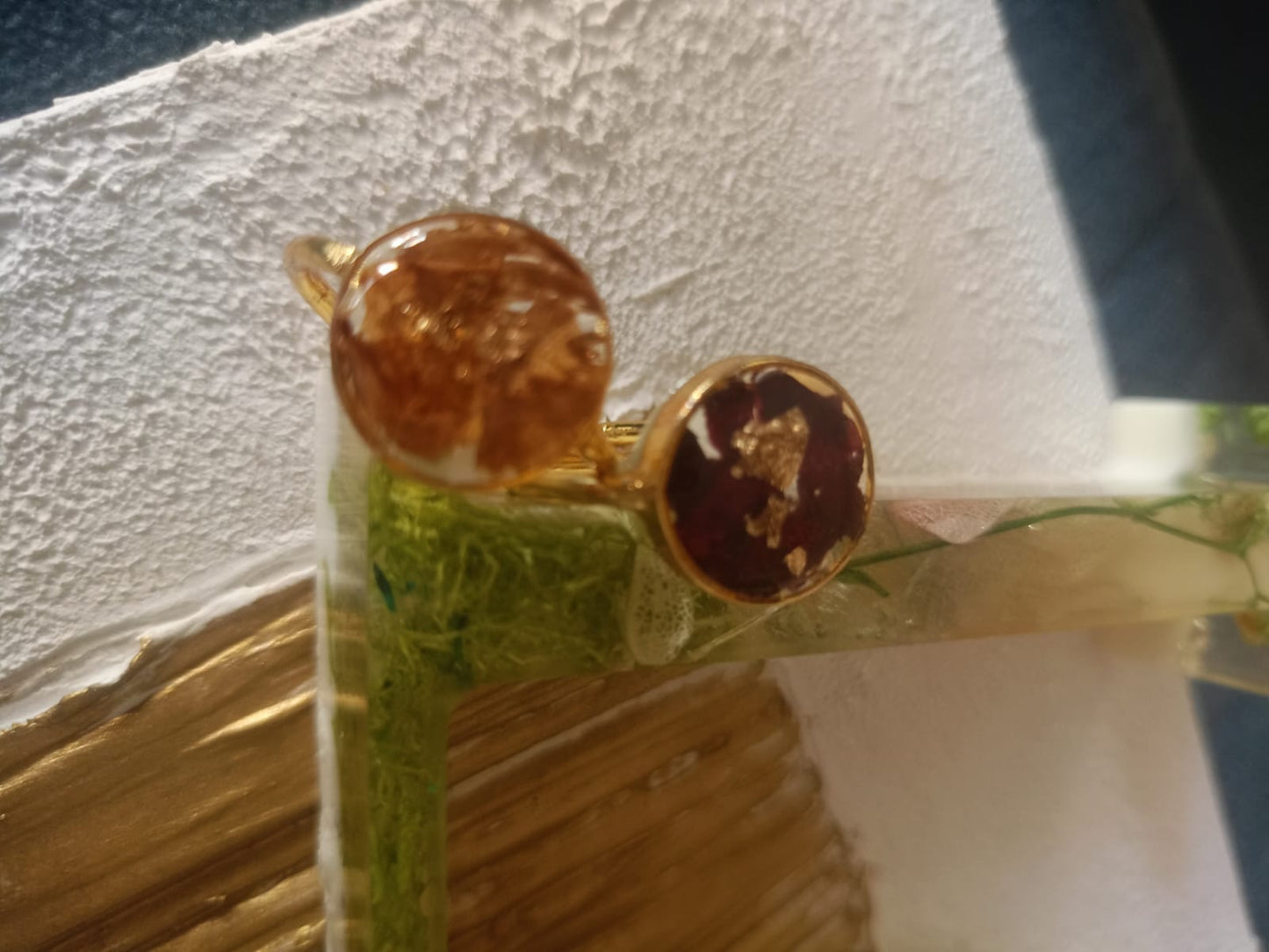 Resin Flower Preservation Rings