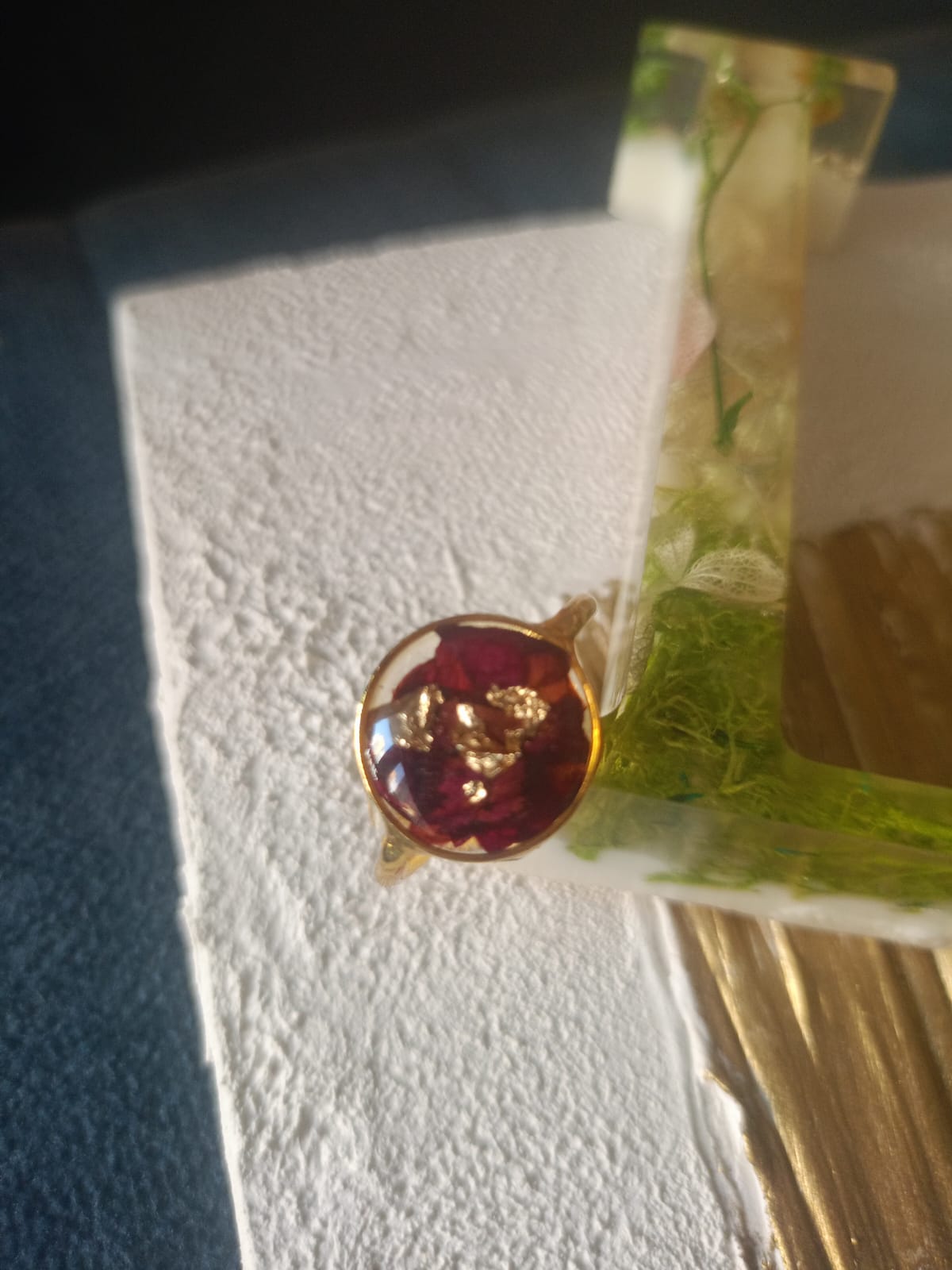 Resin Flower Preservation Rings