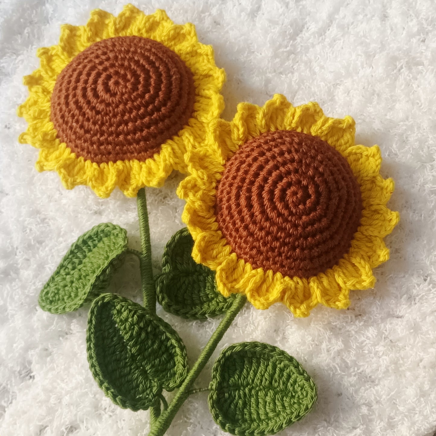 Sunshine Blooms Crochet Sunflowers