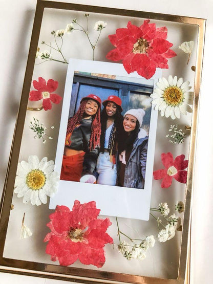 Timeless Blossoms Vintage Golden Frames