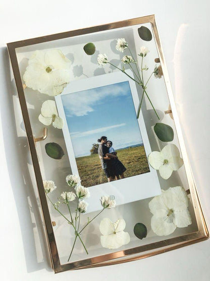 Timeless Blossoms Vintage Golden Frames